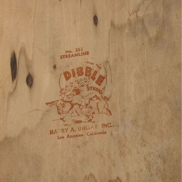 Wooden Art No. 351 Streamline From Dibble Studio Harry A. Ungar,Inc. - Picture 4 of 4